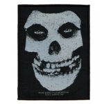 Misfits White Skull Patch Woven Iron On | stitchpatches.com