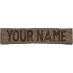 Name Tape Patch Durable Identification | stitchpatches.com