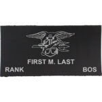 Navy Coverall Name Patch | stitchpatches.com