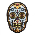 Ojos De Girasol Sugar Skull Patch, Day Of The Dead Patches