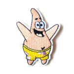 Patrick Star Patch – Vibrant and Fun Embroidered Design