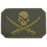 Pirate PVC Patch Embody the Swashbuckling Spirit | stitchpatches.com