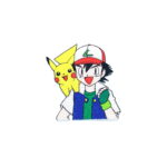 Pokemon Ash Iconic Embroidered Patch | stitchpatches.com