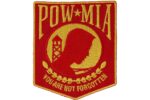 POW MIA Red and Yellow Patch