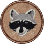 Raccoon Morale Patch Crafty Companion for Your Adventures | stitchpatches.com