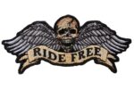 Ride Free Skull and Wings Patch