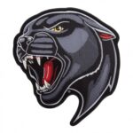 Roaring Black Panther Patch, Feline Back Patches