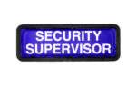 Security Supervisor Badge for Supervisory | stitchpatches.com