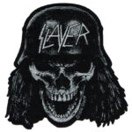 Slayer Wehrmacht Skull Patch Heavy Metal Band Woven Iron On | stitchpatches.com