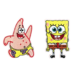 SpongeBob and Patrick Laughing Patch – Fun & Unique