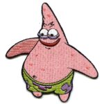 SpongeBob Square Pants Savage Patrick Iron On Patch