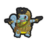 Squirtle Velcro Patch Playful Style for Pokémon | stitchpatches.com