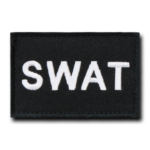 Tactical Velcro Patches S.W.A.T. Black | stitchpatches.com