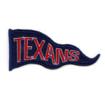 Texas Team Pennant Patch Houston Football | stitchpatches.com