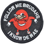 Ugandan Knuckles Morale Patch Know the Way to Resilience | stitchpatches.com