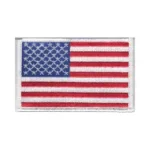 United States Flag Patch Sliver Border | stitchpatches.com