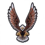 Upwing Brown Landing Eagle Patch, Eagle Back Patches