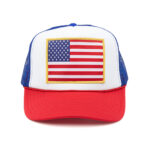 US Flag Hat Patch Stylish Emblem | stitchpatches.com