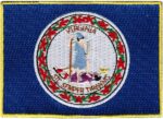 Virginia Morale Patch Old Dominion New Resilience | stitchpatches.com