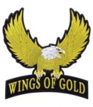 Wings of Gold Eagle & Rocker Patch, Eagle Back Patches