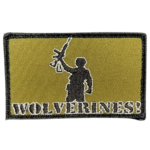 Wolverines Morale Patch Fearless Spirit Indomitable Resilience | stitchpatches.com