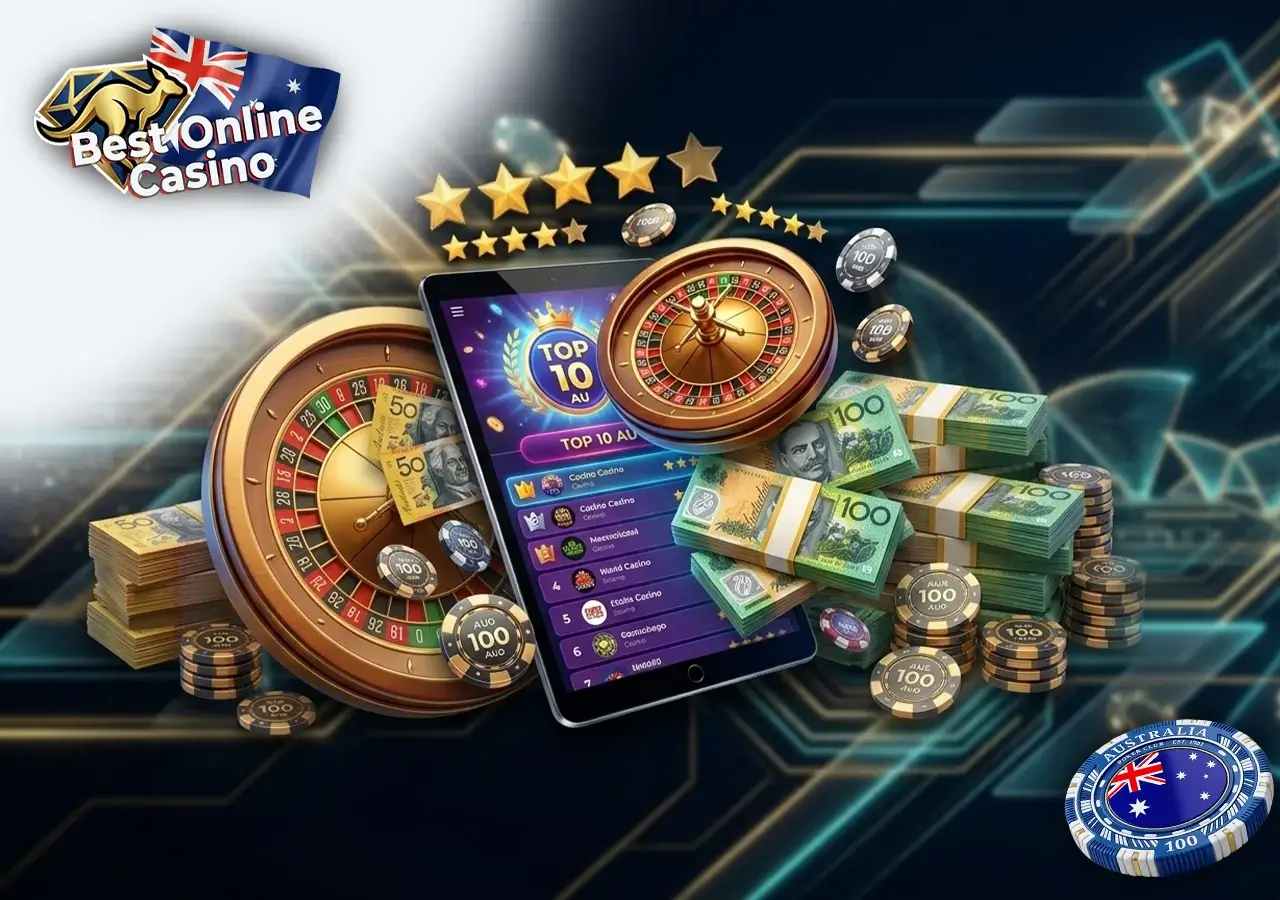 Overview of top ranked sites on Best Online Casino Australia